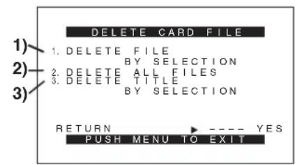 PANASONIC PVDV852 - [OTHER FUNCTIONS] Sub-Menu - 1