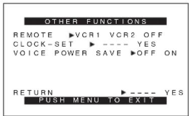 PANASONIC PVDV852 - Sous-menu [DISPLAY SETUP] - 1