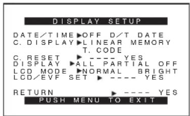 PANASONIC PVDV852 - Sous-menu [OTHER FUNCTIONS] - 3