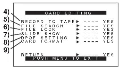 PANASONIC PVDV852 - [OTHER FUNCTIONS] Sub-Menu - 2
