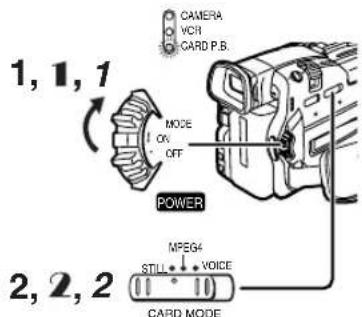 PANASONIC PVDV852 - ■ Recording Voice (Voice Recording Function) - 1