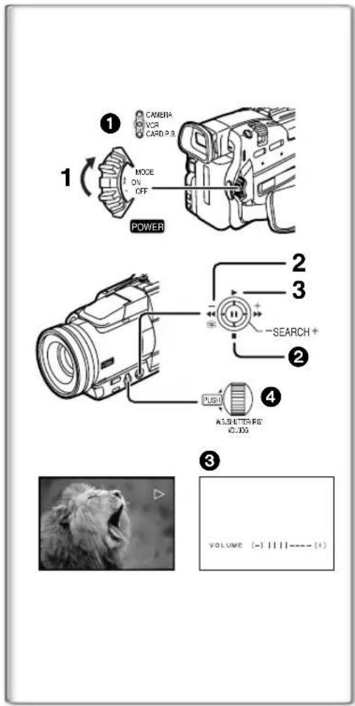 PANASONIC PVDV852 - Appuyer sur la touche d'enregistrement ou sur [PHOTO SHOT] pour enregistrer sur la cassette. - 1