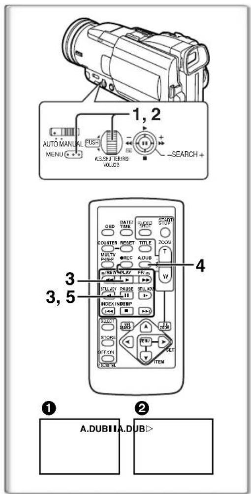 PANASONIC PVDV852 - Press the Index Button [◀◀] or [▶▶] ④ on the Remote controller. - 2