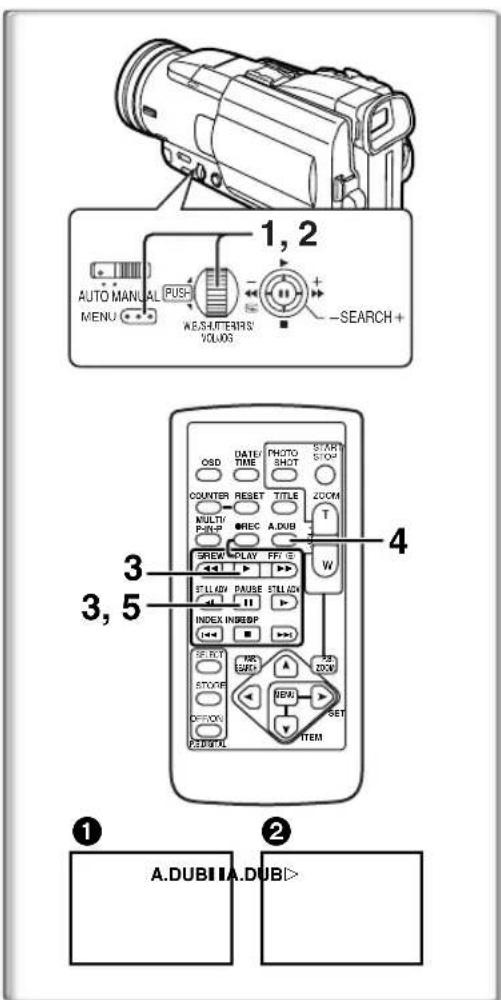 PANASONIC PVDV852 - Appuyer sur la touche index [◀◀] ou [▶▶] ④ de la télécommande. - 2
