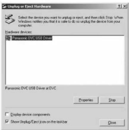 PANASONIC PVDV852 - Verify [Removable Disk] icon is added in [My Computer]. - 2