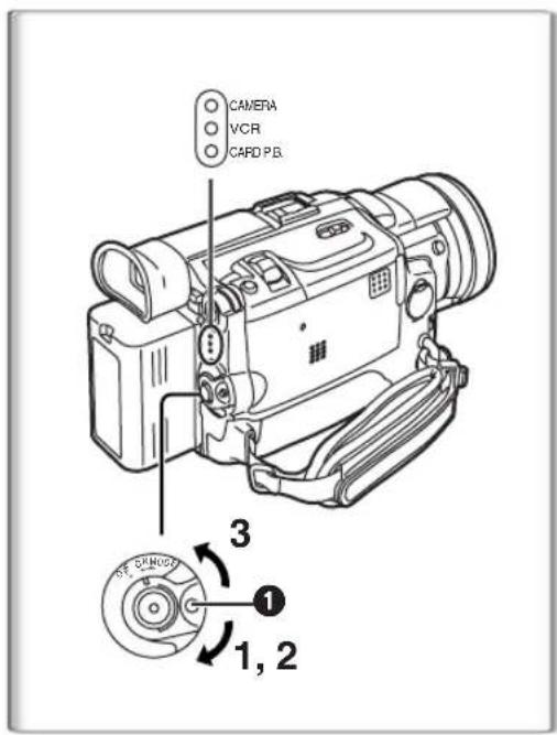 CAMERA VCR CARD PB. 3 ST. OF NOCK 1, 2