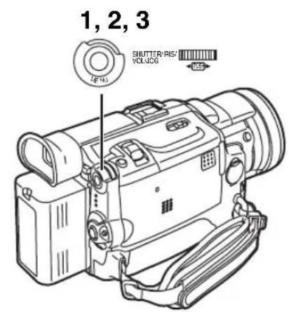1, 2, 3 AP/PG SHUTTER/RIS/ VOLUCG 405