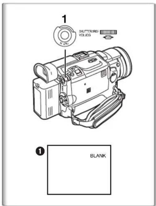 1 N (mm) SHUTTERIS/ VOLUME ① BLANK