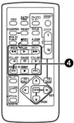 CSP DATE/ TIME PHOTO S/O SHORT COUNTER RESET TITLE MULTI P/UP REC A,DUB VIEW PLAY FFIV STILLAW PAUSE STILLAW INDEX IN SEEP T44 SELECT OPEN STOP STORE OFFION CUSTOM 20 RICHEN VIEW SET ITEM W T 4