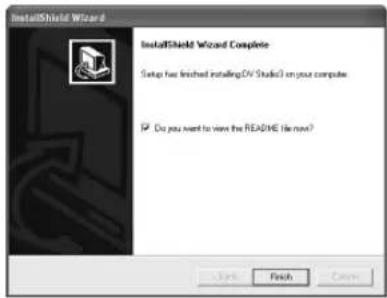 InstallShield Wizard InstallShield Wizard Complete Setup has finished installing OD Studio on your computer ✓ Do you want to want the README if now? Start Finish Cancel