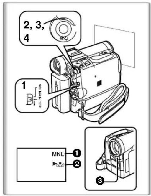 PANASONIC PVDC252 - Réglage manuel de la mise au point - 2