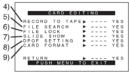 PANASONIC PVDC252 - [OTHER FUNCTIONS] Sub-Menu - 2