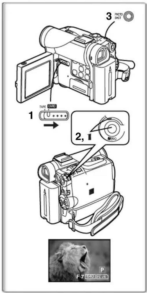 PANASONIC PVDC252 - Carte PhotoShot - 1
