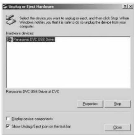 PANASONIC PVDC252 - Verify [Removable Disk] icon is added in [My Computer]. - 2