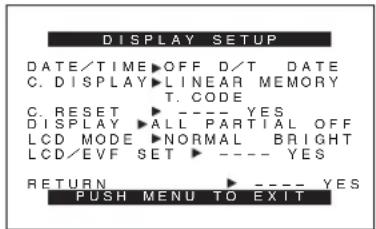 PANASONIC PVDC252 - [OTHER FUNCTIONS] Sub-Menu - 3