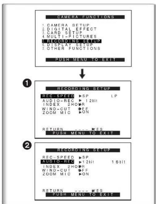 PANASONIC PVDC252 - Menu d'accès rapide au mode de lecture de carte (PV-DC252/PV-DC252-K) - 3