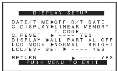 PANASONIC PVDC252 - Sous-menu [OTHER FUNCTIONS] - 5