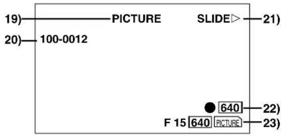PANASONIC PVDC252 - 10) Indication date/heure ( 19,55) - 2