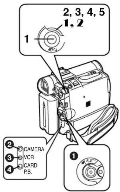 PANASONIC PVDC252 - Adjusting Brightness and Color Level - 1