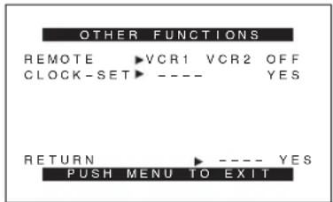 PANASONIC PVDC252 - [OTHER FUNCTIONS] Sub-Menu - 4
