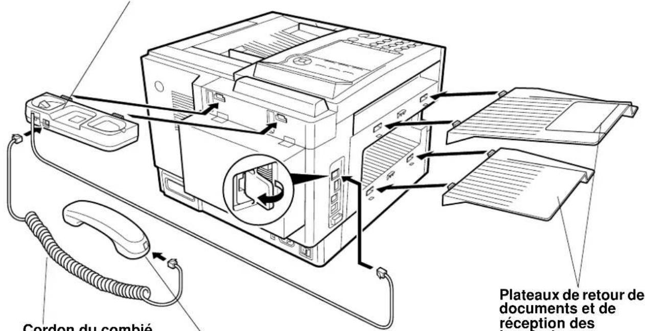 PANASONIC Panafax DX2000 - Installation de la pile au lithium - 2