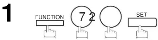 PANASONIC Panafax DX2000 - Suppression d'un numero en mémoire - 1