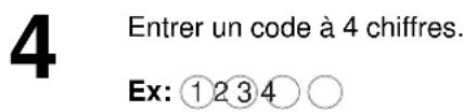 PANASONIC Panafax DX2000 - Entrée du mot de passer de l'invitation à émettre - 7