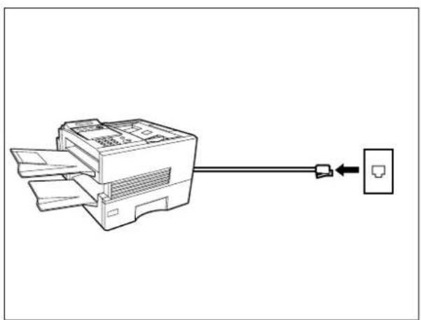 PANASONIC Panafax DX2000 - Vérification de la ligne téléphonique - 1