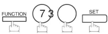 PANASONIC Panafax DX2000 - Pour annuler les réglages d'une touche programmable - 1