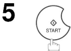 PANASONIC Panafax DX2000 - Composition après recherche dans le repertoire - 5