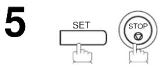 PANASONIC Panafax DX2000 - Entrée du mot de passer de l'invitation à émettre - 9