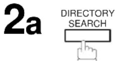 PANASONIC Panafax DX2000 - Composition après recherche dans le repertoire - 2