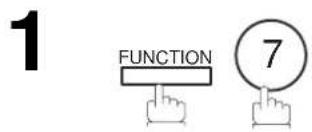 PANASONIC Panafax DX2000 - Fonctionnement du télécopier avec code d'accès (Restriction de l'impression des paramètres utilisé et de télécopie) - 1