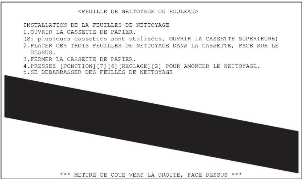 PANASONIC Panafax DX2000 - Nettoyage du cylindre d'impression - 3