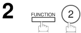 PANASONIC Panafax DX2000 - Vers un lieu où ne se trouve pas une station de relayage dont les paramétres ont été définis - 2