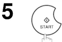 PANASONIC Panafax DX2000 - Réservation d'un envoi en mémoire (double accès) - 3