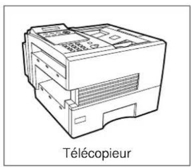 PANASONIC Panafax DX2000 - Envoi d'un document vers un PC relié à un réseau local (LAN) - 1