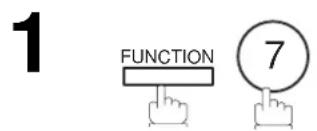 PANASONIC Panafax DX2000 - Entrée du mot de passer de l'invitation à émettre - 1