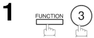 PANASONIC Panafax DX2000 - Lancement d'une invitation à émettre - 1