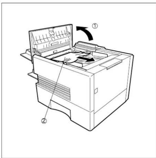 PANASONIC Panafax DX2000 - Dégagement d'un bourrage de document - 1