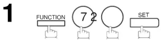 PANASONIC Panafax DX2000 - Ajout de la sous-adresse à un numéro du réseau de composition automatique ou abrégée - 1