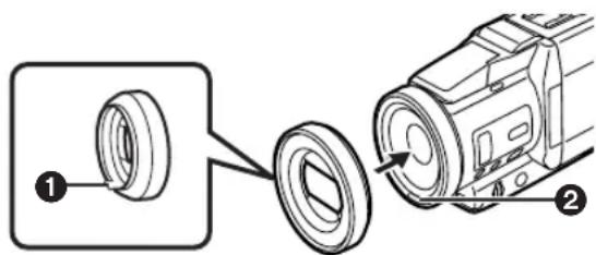 PANASONIC PVDV952 - Lens Hood - 1