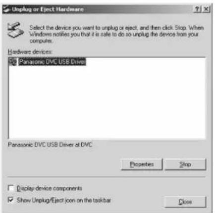 PANASONIC PVDV952 - S'assurer que l'icone [Removable Disk] a ete ajoute dans [My Computer]. - 2