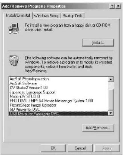 PANASONIC PVDV952 - Vérification du pilote - 1