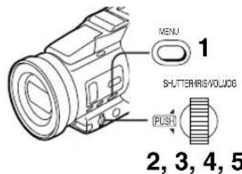 PANASONIC PVDV952 - Luminosité du viseur [EVF BRIGHTNESS] - 2