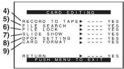 PANASONIC PVDV952 - [OTHER FUNCTIONS] Sub-Menu - 2