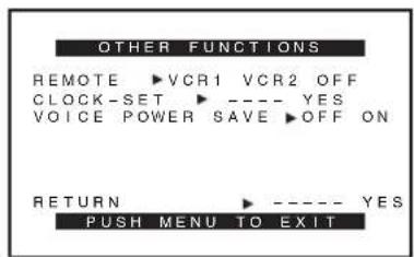 PANASONIC PVDV952 - [OTHER FUNCTIONS] Sub-Menu - 4