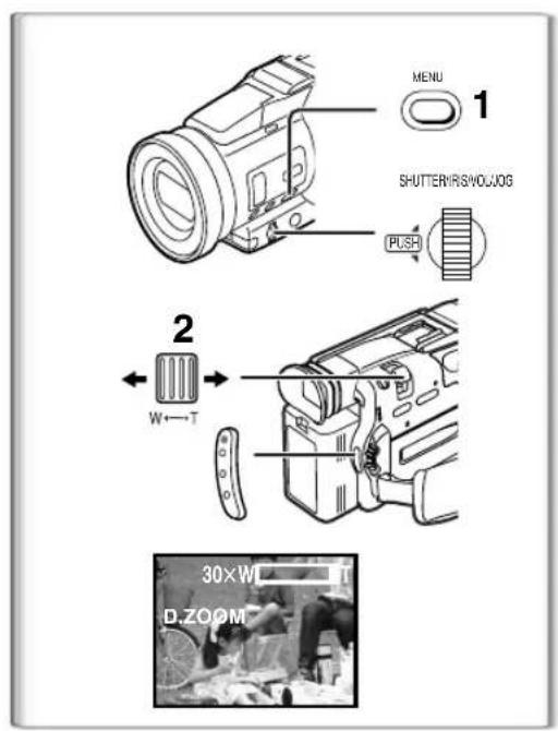 PANASONIC PVDV952 - Pour utiliser la fonction de microphone zoom - 1