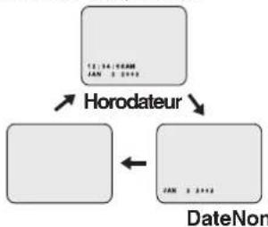 PANASONIC PVDV102 - Indication de la date et de l'heure (Menu à l'écran: pages 57 et 59.) - 1