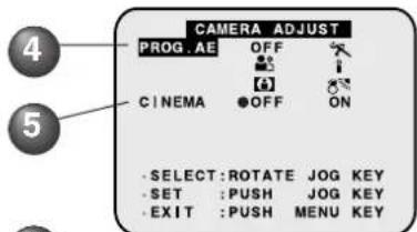 PANASONIC PVDV102 - Menu en mode camera - 2